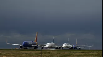 Over 700 flights at Denver International Airport are affected by thunderstorms, causing delays and cancellations.