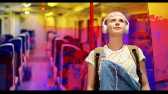 I secretly listen to porn in the supermarket to boost my mood.