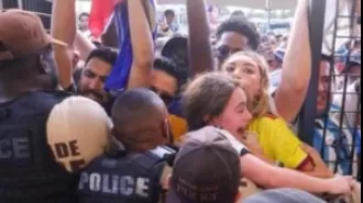 27 people were arrested during the chaotic Copa America final, including the son of a Colombian soccer official.