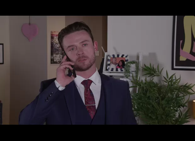 Joel's heinous acts are revealed when he makes a novice mistake in Coronation Street.