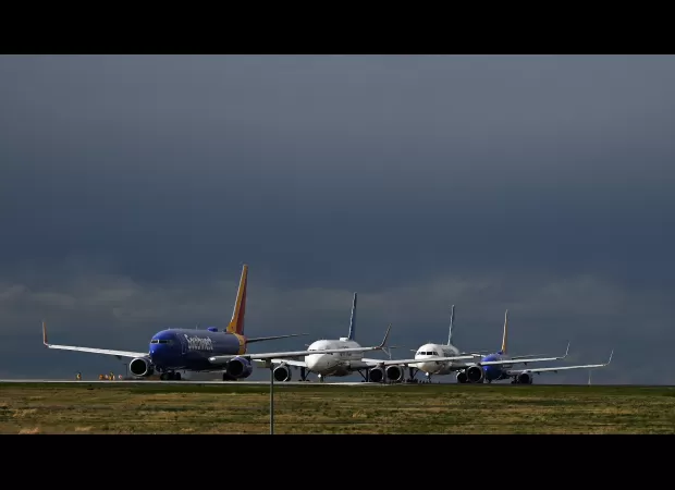 Over 700 flights at Denver International Airport are affected by thunderstorms, causing delays and cancellations.