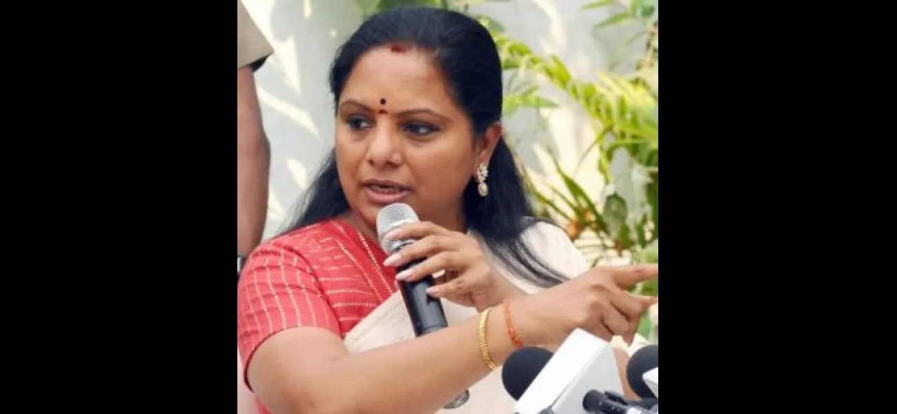 BRS leader K Kavitha was transported to DDU Hospital while in custody.