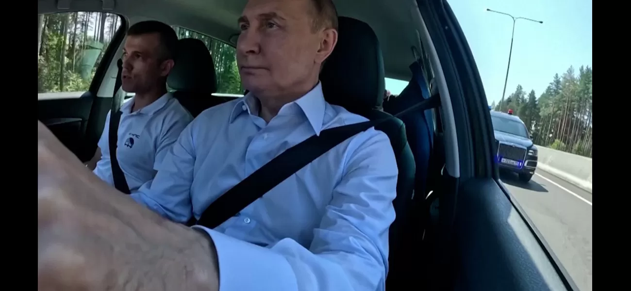 Putin risked his safety by driving a Lada without a bulletproof vest, following Trump's close call.