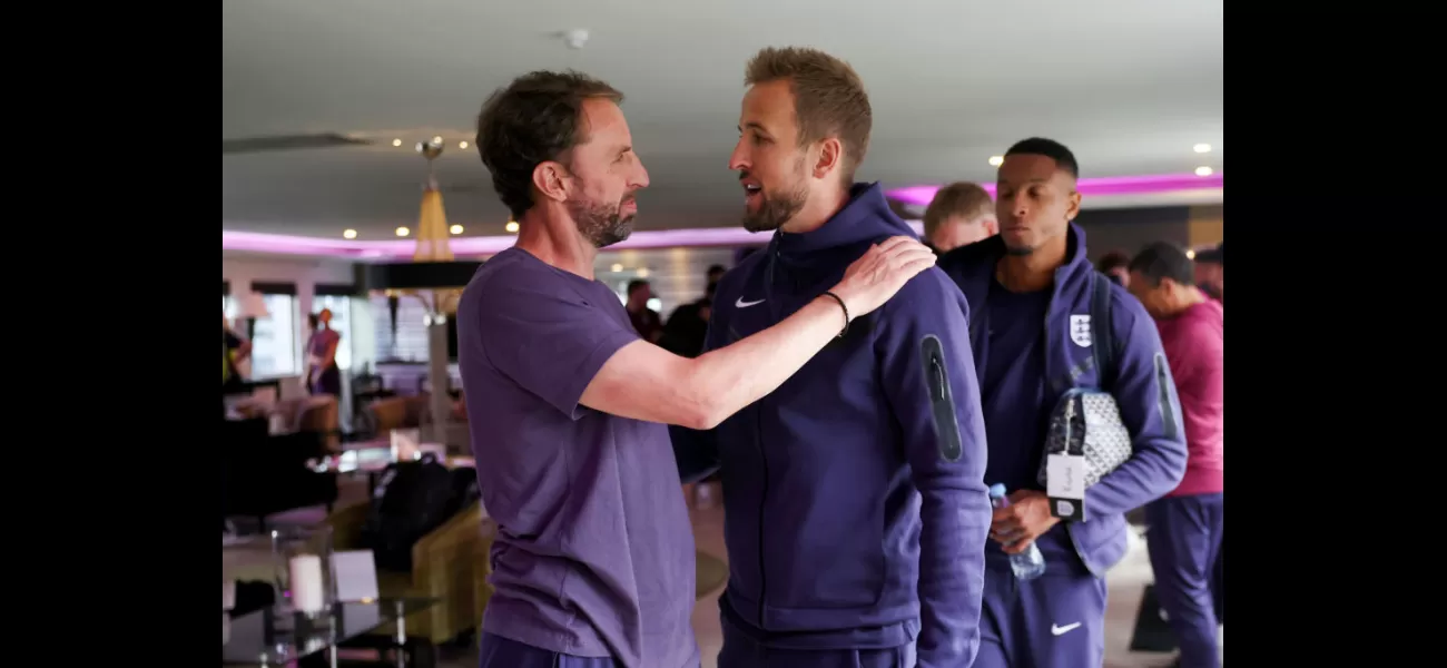 Kane thanks Southgate as he leaves position as England manager.