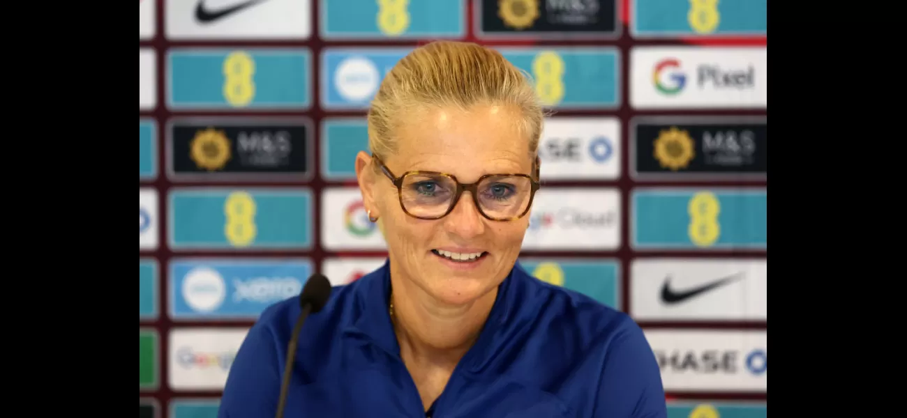 Sarina Wiegman, Lionesses manager, shares thoughts on potentially taking over as England manager from Gareth Southgate.