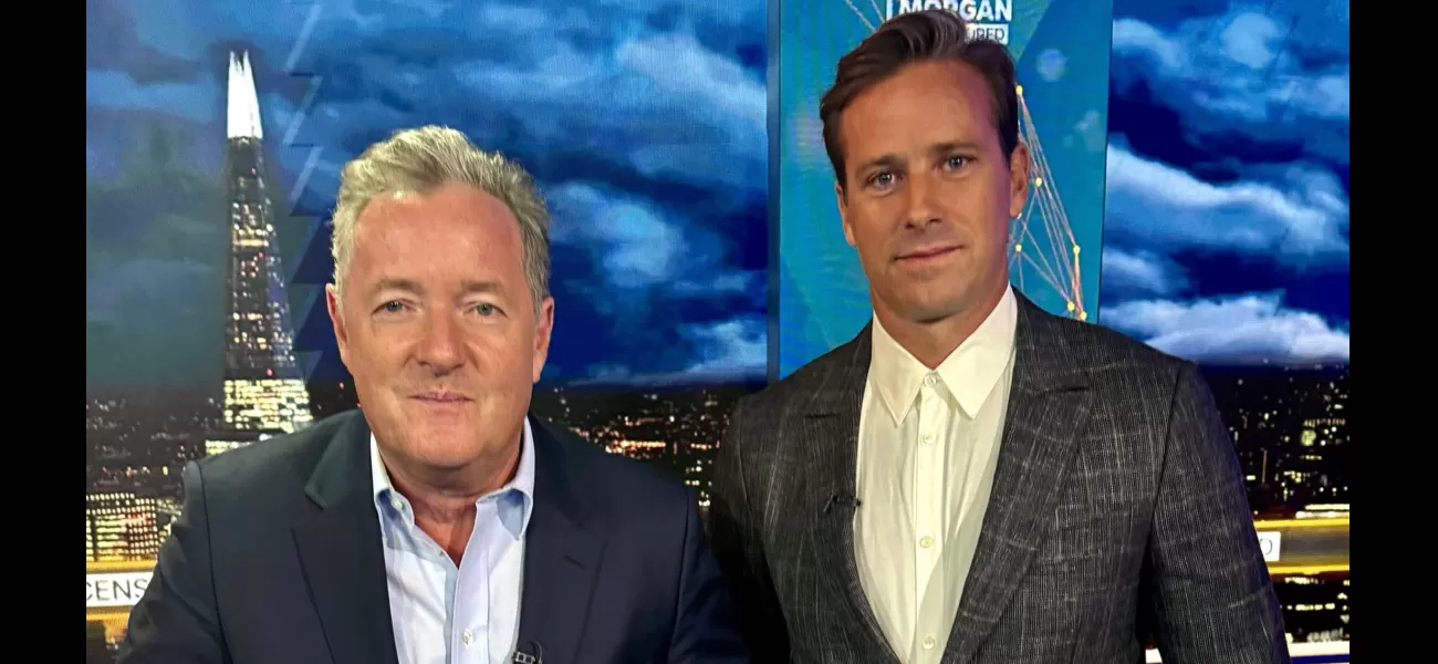 Piers Morgan hints at revealing Armie Hammer's response to cannibalism accusations in upcoming interview.