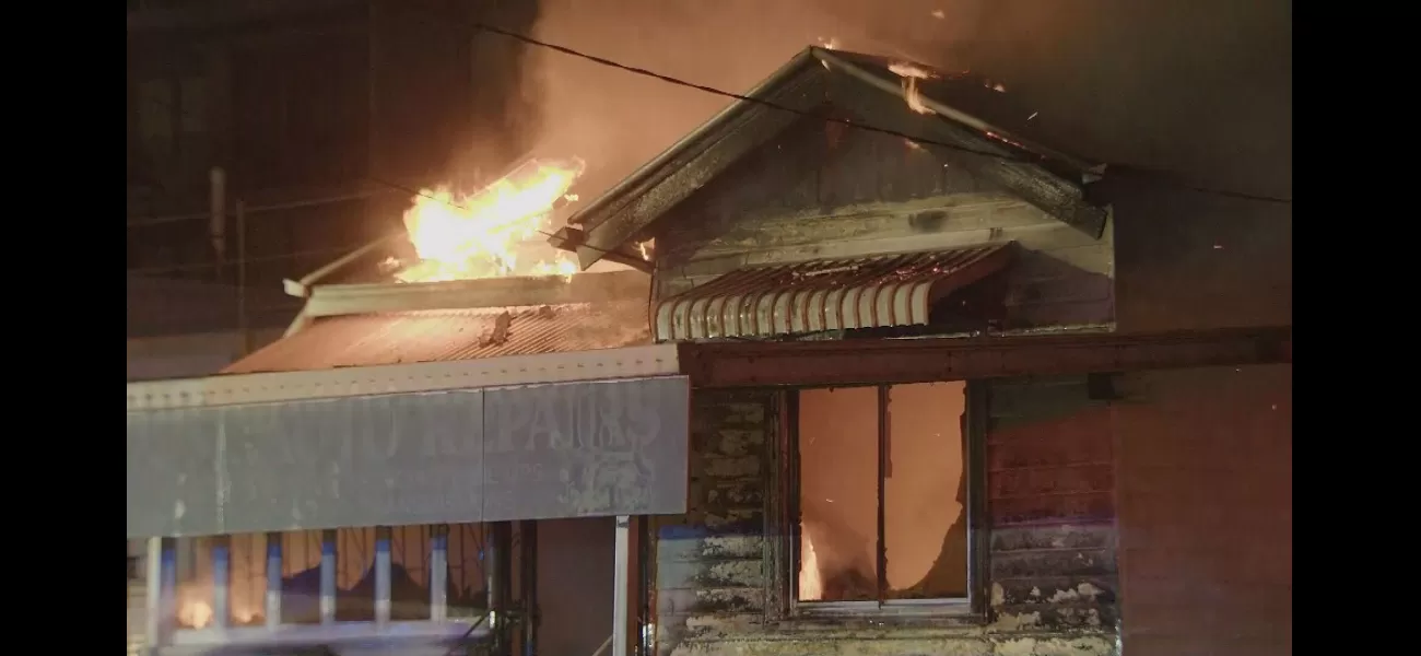 A miraculous escape from a fire that destroyed a home was triggered by the smell of smoke.