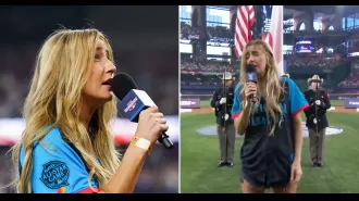 A country singer gains internet fame for singing the 