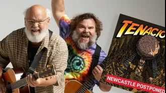 Tenacious D cancels Australian tour due to backlash about Trump joke.