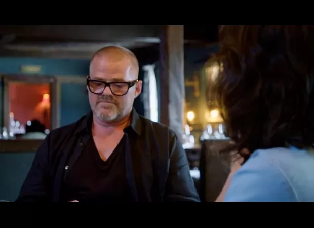 Celebrity chef Heston Blumenthal's wife had him involuntarily committed, he tearfully shares.