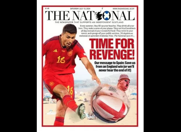 Scottish paper sorry for 'stereotypes' after backlash over front-page