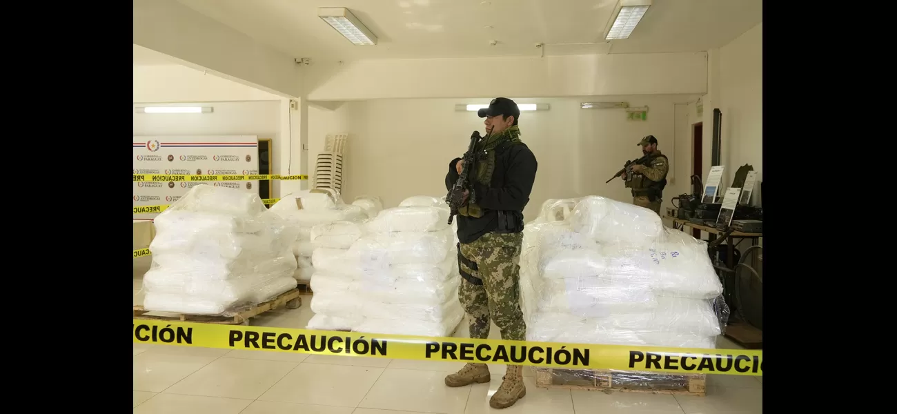 A record-breaking drug bust in the country discovered four tons of cocaine hidden in sugar.