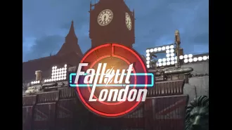 An interview about Fallout London, where the interviewer mentions that if the launch is bad, they will probably just go to bed.