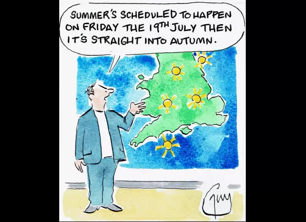 A daily cartoon by Guy Venables, published in the Metro newspaper.