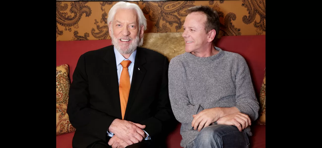 Kiefer Sutherland shares heartfelt words about his father, acknowledging his father's remarkable qualities.