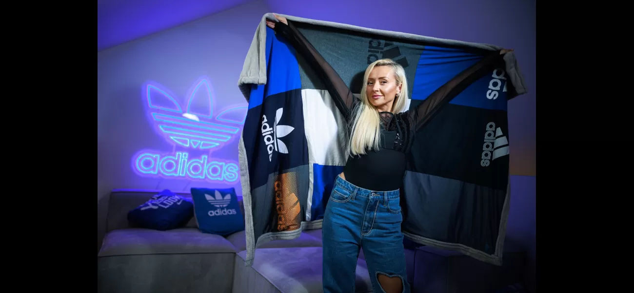 A Corrie actress decorates her home with sports brands she couldn't afford growing up.