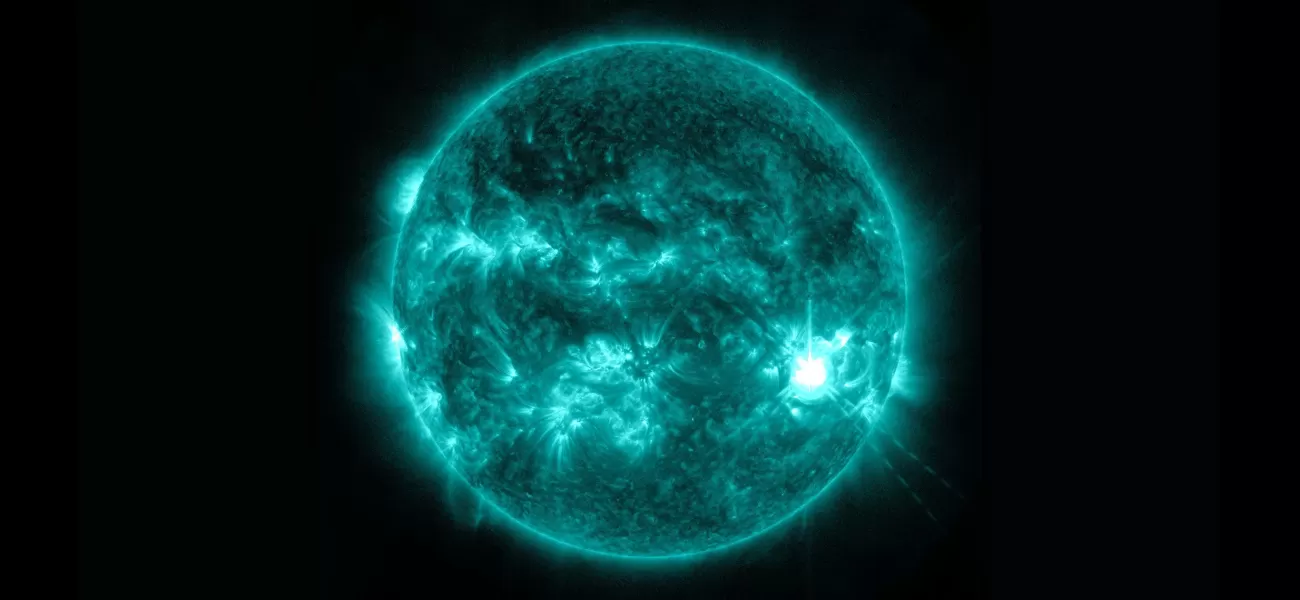 The planet is at risk of being affected by intense solar flares, which could lead to significant disruptions.
