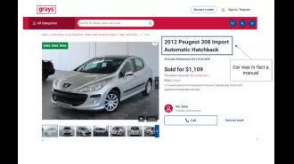 A company was fined $10 million for selling cars online with incorrect descriptions.
