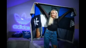 A Corrie actress decorates her home with sports brands she couldn't afford growing up.