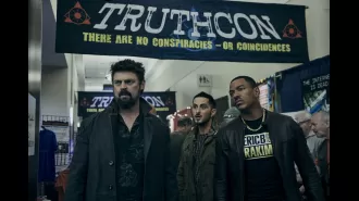 Amazon Prime Video adds warning for new episode of show with violent scene involving Donald Trump.