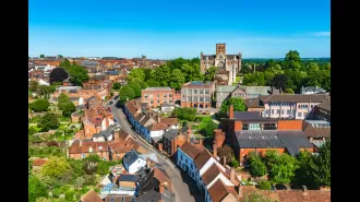 Many homes in this popular commuting area, only a 28-minute journey from London, have decreased in value.