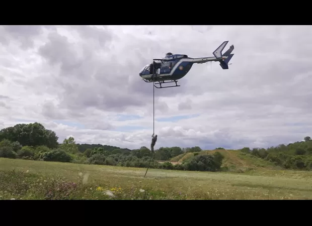 French anti-terror team getting ready for potential security risks during Olympics.