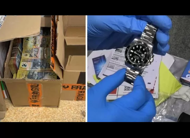 Drug traffickers lose almost three-quarters of a million dollars and expensive watches.
