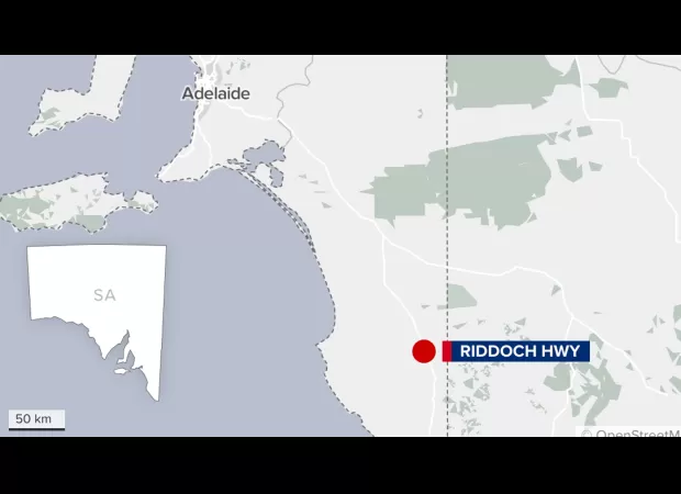 Three people severely hurt after car and truck crash on South Australian highway.