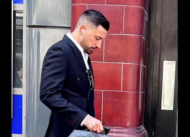 Giovanni Pernice appears unhappy in London following controversy on Strictly Come Dancing.