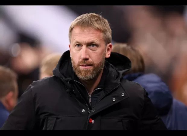 Graham Potter comments on potential England job after Gareth Southgate steps down.
