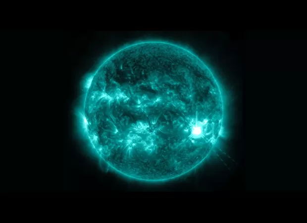 The planet is at risk of being affected by intense solar flares, which could lead to significant disruptions.