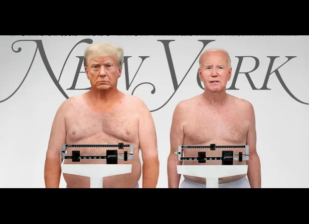 Magazine's latest cover featuring Trump and Biden has caused widespread concern.