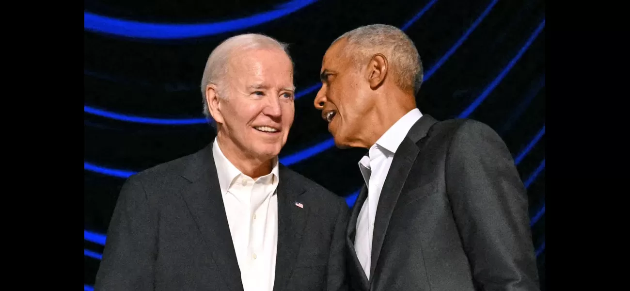 Obama worried about Joe Biden's decision to run for president.