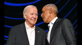 Obama worried about Joe Biden's decision to run for president.