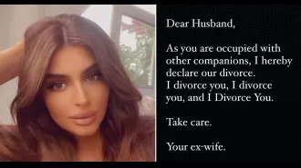 Princess of Dubai announces split from husband in critical Instagram statement.