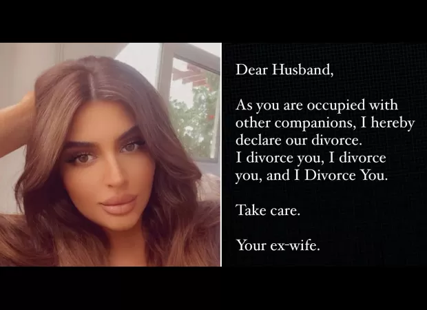 Princess of Dubai announces split from husband in critical Instagram statement.