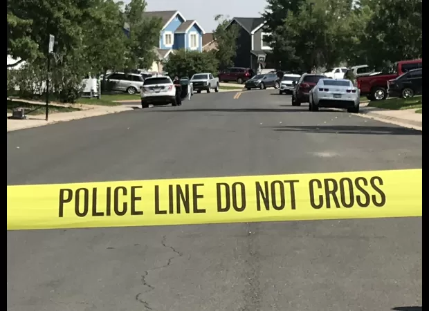 A teen boy was injured by a passing vehicle while waiting for the bus in Aurora.