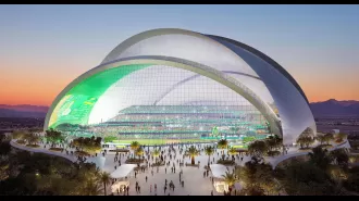 Exec says Las Vegas A's won't use all $380 million in public funds for stadium.