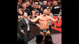 A WWE superstar continued wrestling despite a severe injury that made it difficult to breathe for nearly 10 minutes.