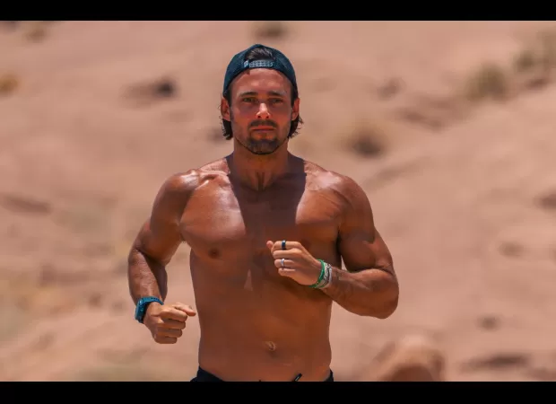 Vogue Williams cautions husband Spencer Matthews about the risks of his extreme desert races potentially leading to his death.