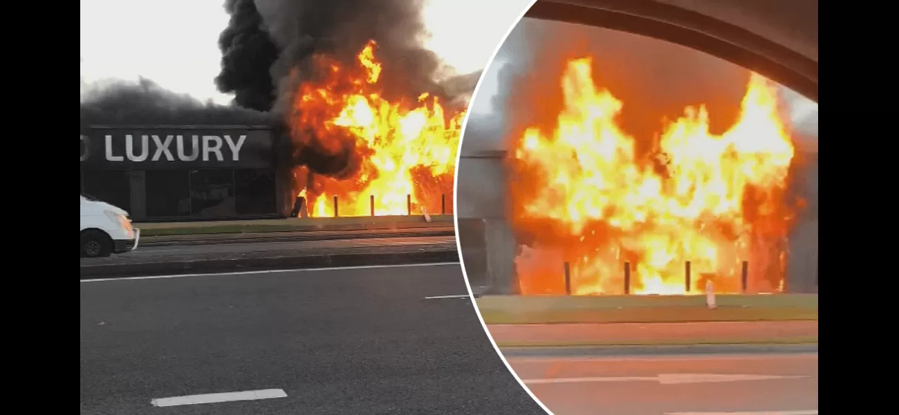 Gold Coast police are looking into a possible arson attack at a high-end car rental company.