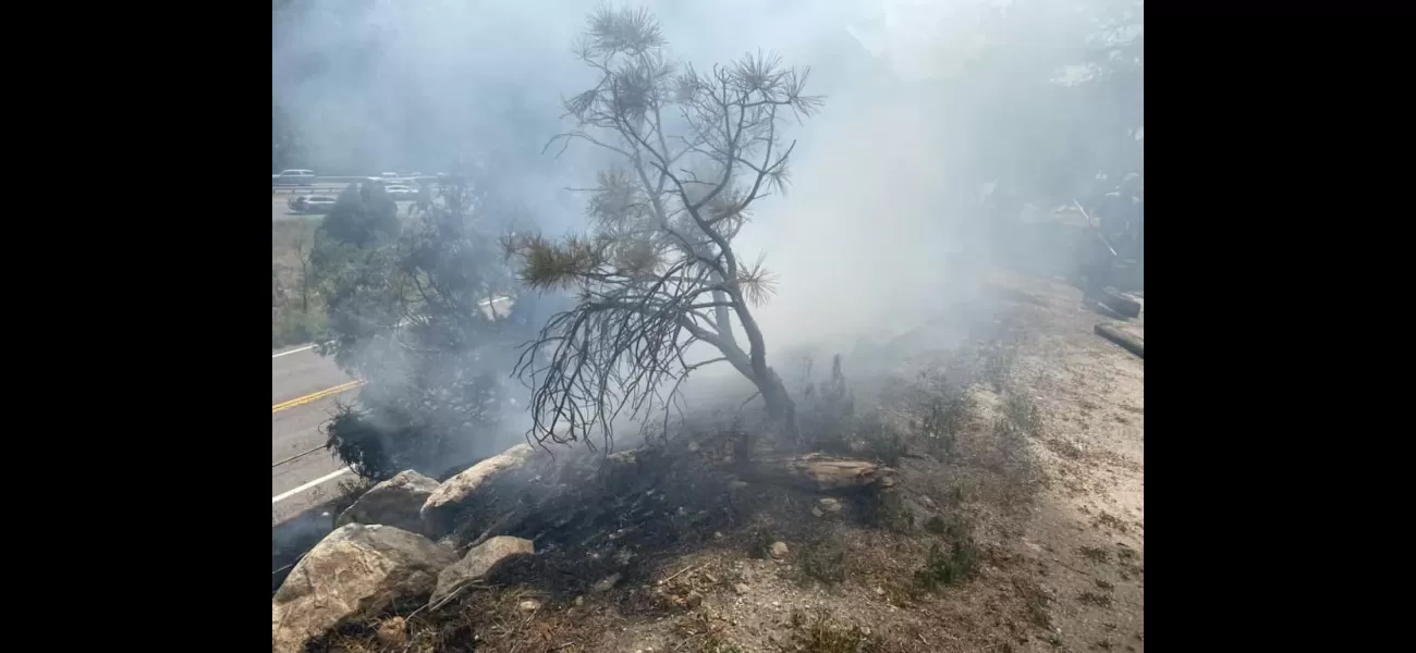 People are being told to leave the area as the Clear Creek Fire fights against a wildfire close to Empire.