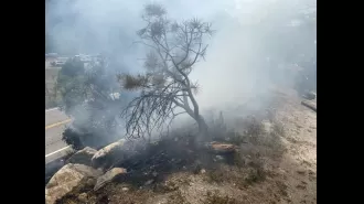 People are being told to leave the area as the Clear Creek Fire fights against a wildfire close to Empire.