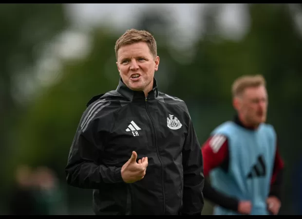 Eddie Howe denies interest in England manager role and cautions Newcastle United.