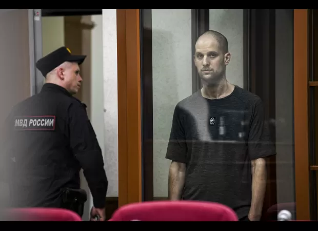 A US journalist found guilty of spying in a trial believed to be influenced by politics in Russia.