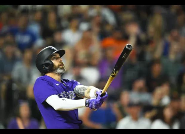 Rockies beat Giants in first game back from All-Star break as Jake Cave and Brenton Doyle lead with key hits.