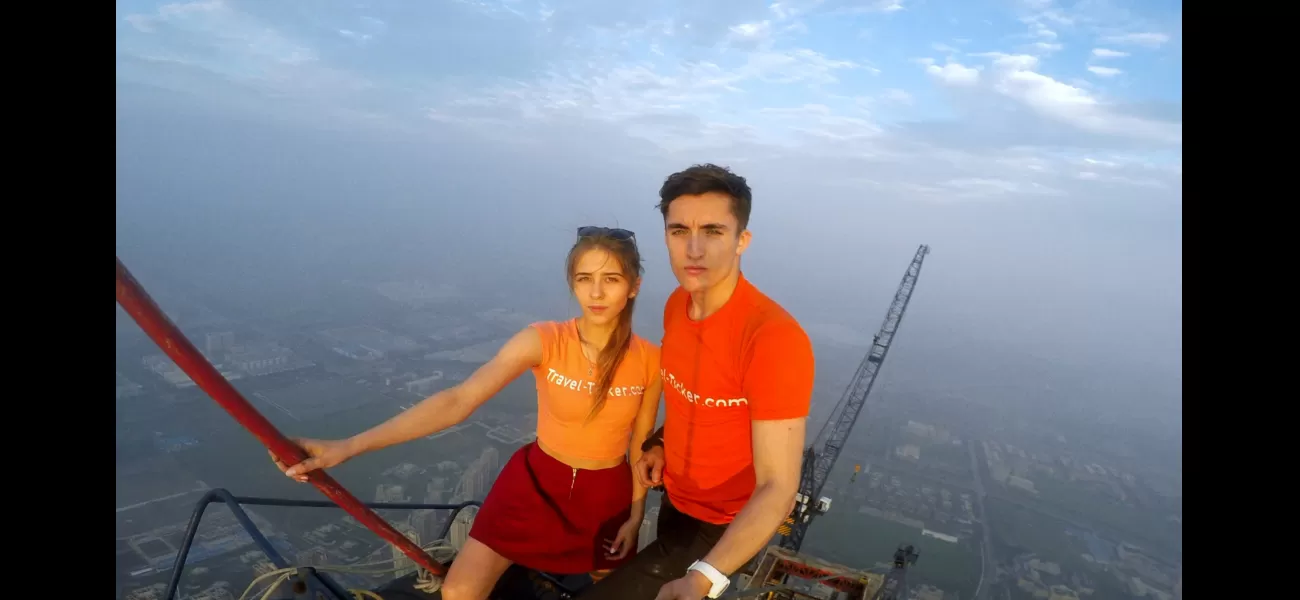 I didn't expect to hear this while climbing the world's second-tallest skyscraper.