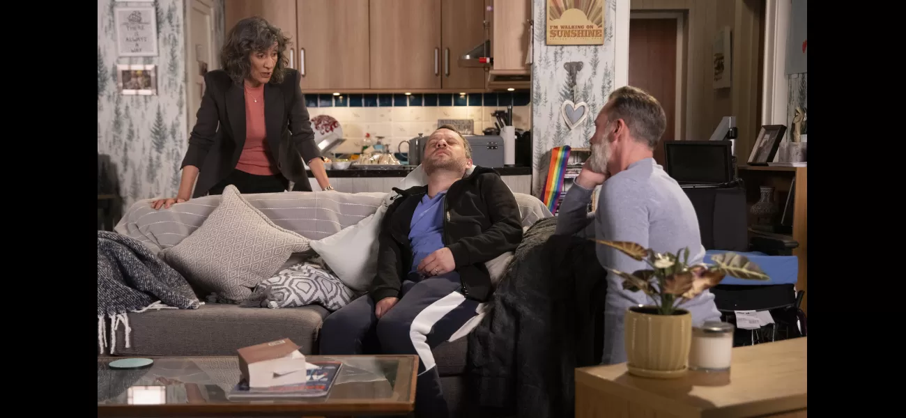 A Coronation Street actor cried on set due to their emotional state.