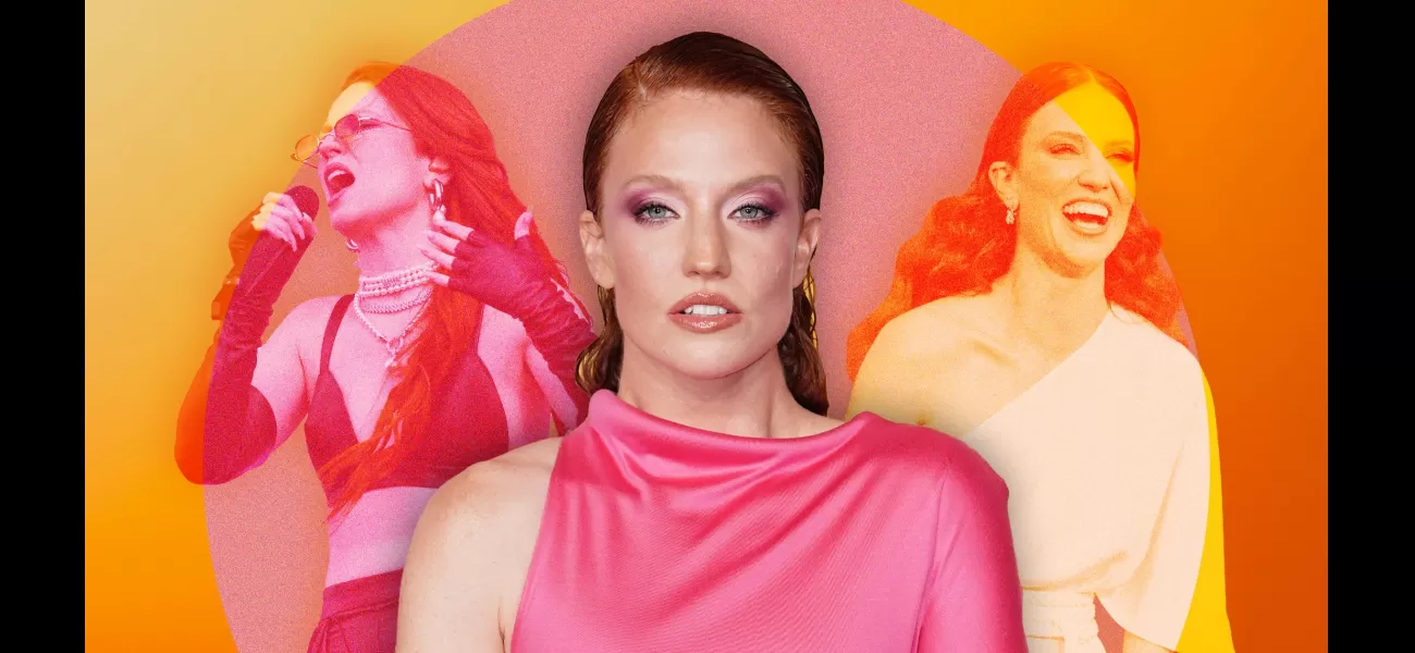 Singer Jess Glynne talks about maintaining a successful relationship with former soccer player Alex Scott.