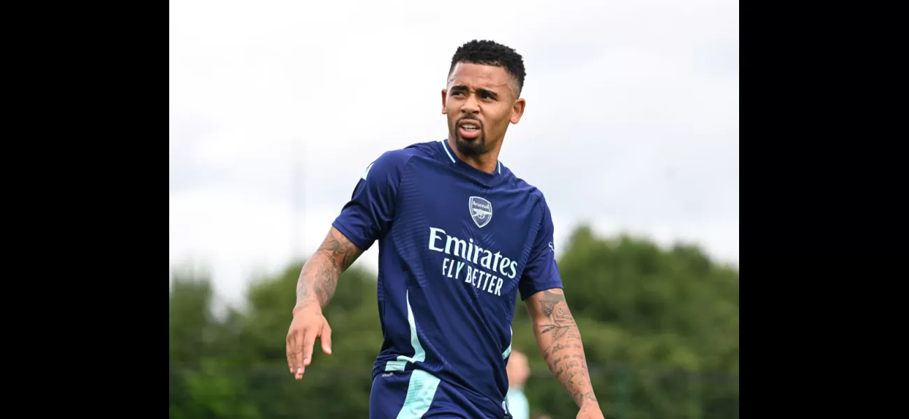 Arsenal's Gabriel Jesus and Emile Smith Rowe both score in a closed-door match.